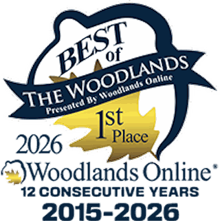 Best of The Woodlands — First Place, 12 consecutive years